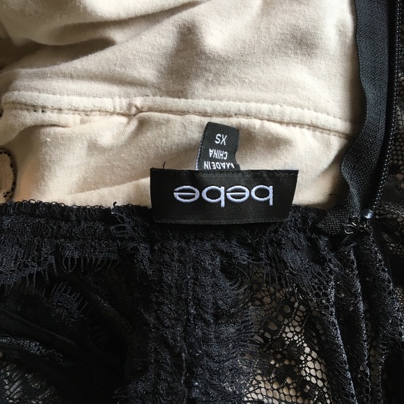 Bebe black lace dress - Picture 7 of 8